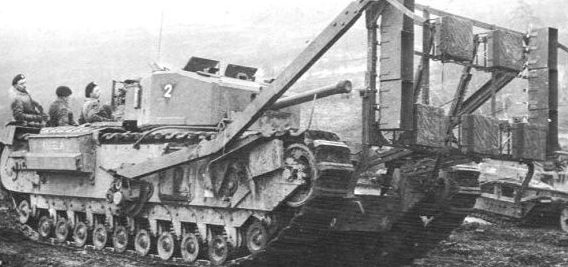 Машина разграждения на базе танка «Churchill»