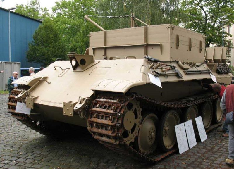 БРЭМ Bergepanzerwagen Panther Ausf.A.