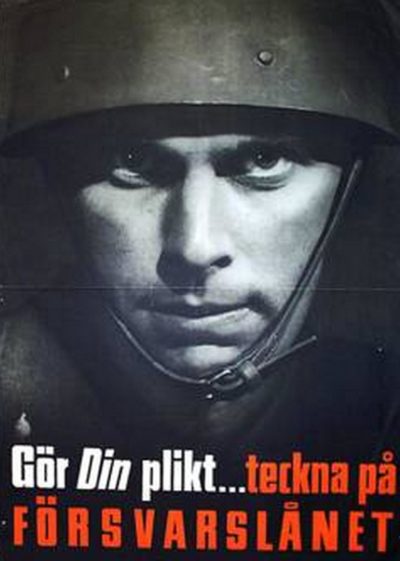 Пропагандистские плакаты Швеции.