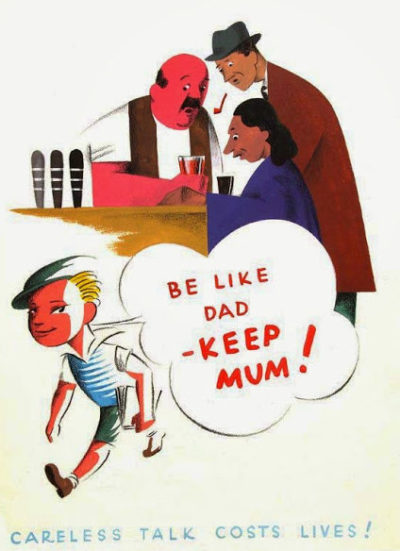 Пропагандистские плакаты Великобритании.