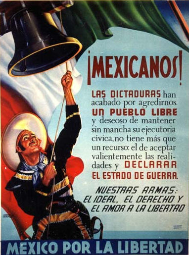 Пропагандистские плакаты Мексики.