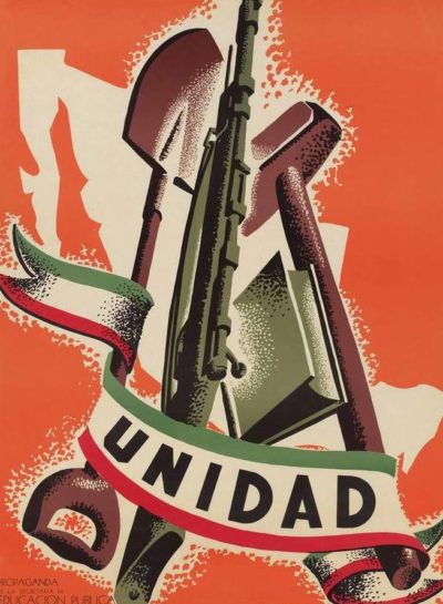 Пропагандистские плакаты Мексики.