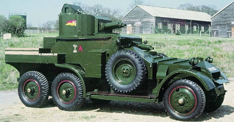 Средний бронеавтомобиль Lanchester Armoured Car Mk-I.