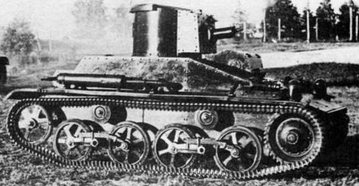 Легкий танк Vickers-Carden-Loyd mod. 1933 с пулеметным вооружением