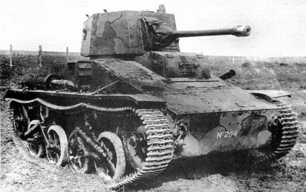 Легкий танк Vickers-Carden-Loyd mod. 1934 с 40-мм пушкой