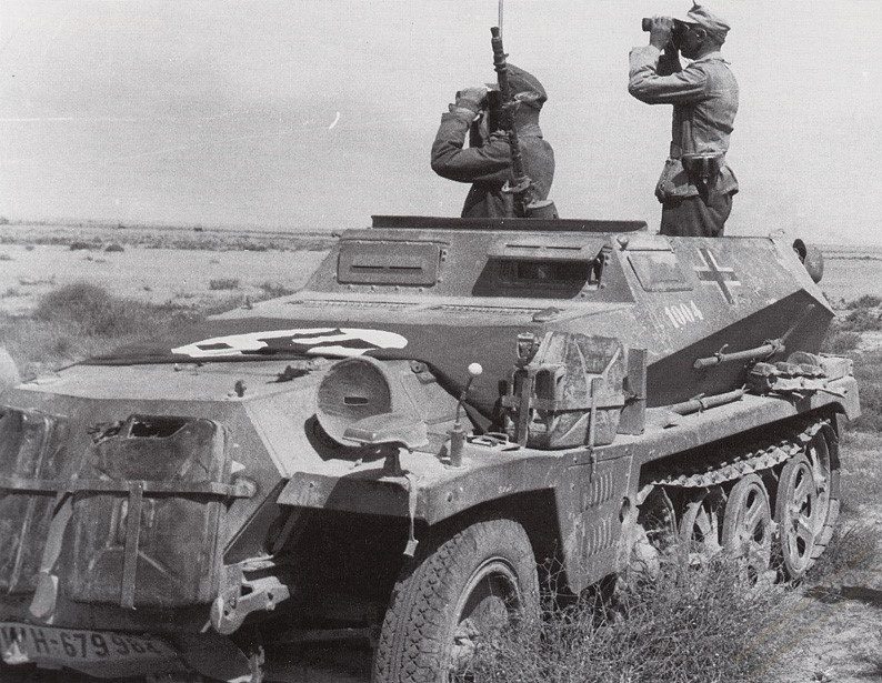 Полугусеничный бронетранспортер. SdKfz 250/1