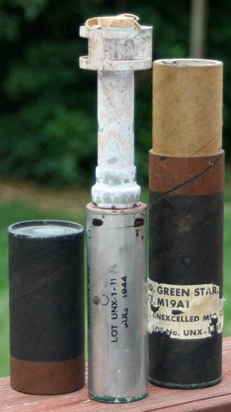 ружейная сигнальная граната M-19А1 с упаковкой