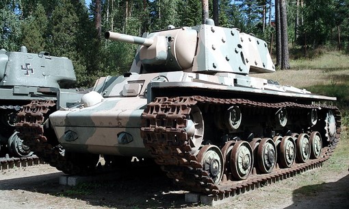 Тяжелый танк КВ-1Е 1941 г.