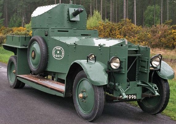 Легкий бронеавтомобиль Rolls-Royce Armoured Car