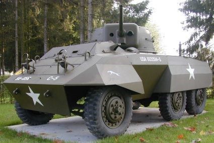 Средний бронеавтомобиль Armored Car M-8, Greyhound.