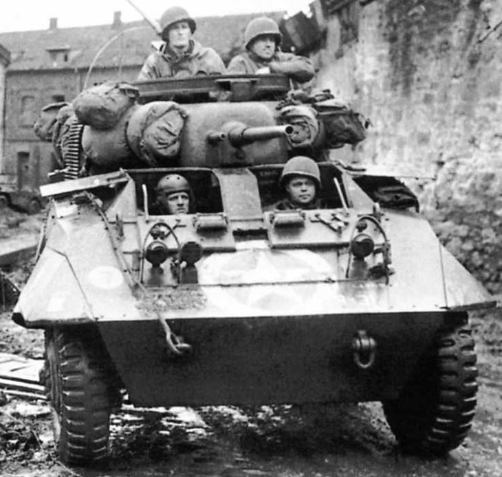 Средний бронеавтомобиль Armored Car M-8, Greyhound.