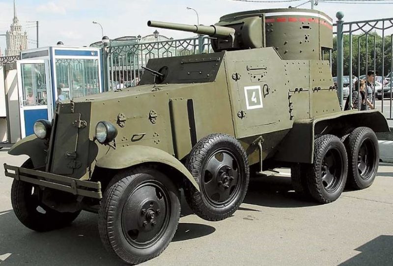Средний бронеавтомобиль БА-6.