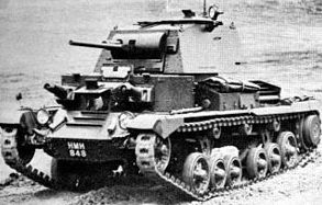 Средний танк Mk-ICS, вооруженный 3,7-дюймовой гаубицей