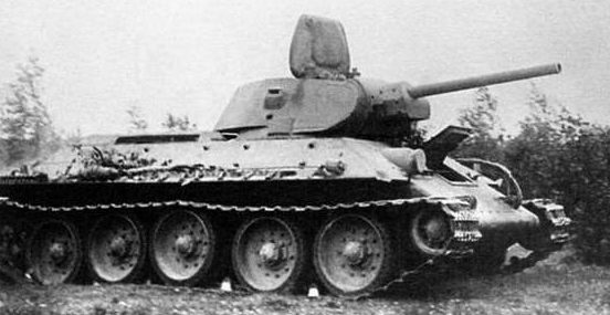 Средний танк Т-34 образца 1941 г. с пушкой Ф-34