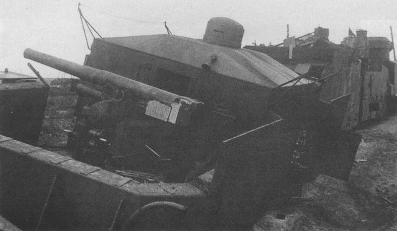 Бронепоезд  крымского типа «Орджоникидзевец», захваченный Вермахтом