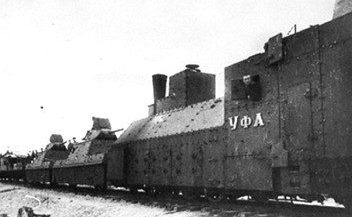 Бронепаровоз ПР-43 бронепоезда «Уфа»