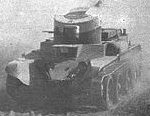 Лёгкий колёсно-гусеничный танк БТ-2. Вверху – с пушечно-пулеметным вооружением. Внизу - с пулеметным вооружением