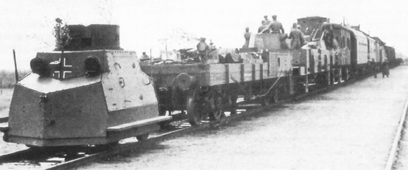 Легкая бронедрезина Tatra T-18 Zuk на службе Вермахта