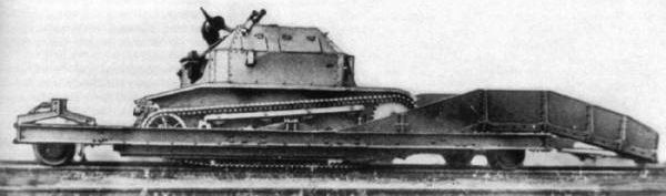 Легкая железнодорожно-наземная бронедрезина ТК