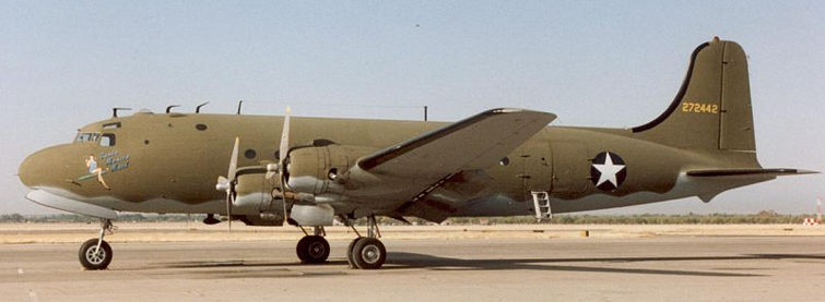 Транспортный самолет Douglas C-54 Skymaster (R-5D)