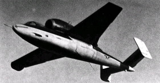 Реактивный истребитель Heinkel He. 162