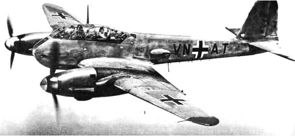 Бомбардировщик Messerschmitt 210А