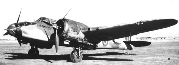 Бомбардировщик Bristol Blenheim Mk-V