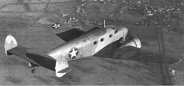 Транспортный самолет Lockheed C-40 (L-12 Electra Junior)