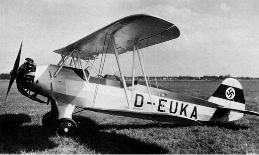 Учебно-тренировочный самолет Focke-Wulf FW-44 Steiglitz