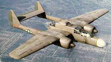 Истребитель Northrop P-61-А Black Widow