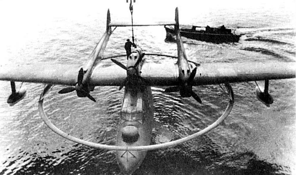 Летающая лодка-тральщик Blohm & Voss BV-138MS.