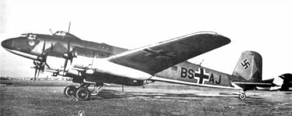 Разведчик-бомбардировщик Focke-Wulf Condor FW-200C-1