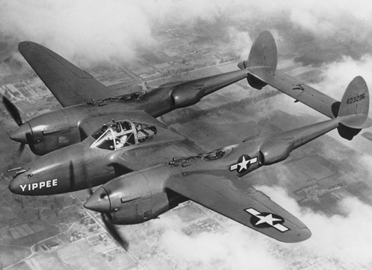 Истребитель Lockheed P-38