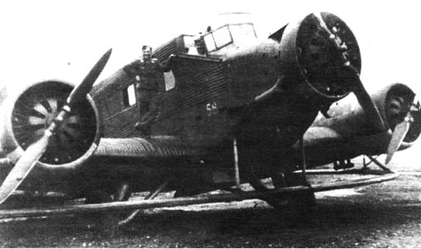 Минный тральщик  Ju-52MS