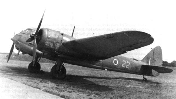 Истребитель Bristol Blenheim I(IV)F