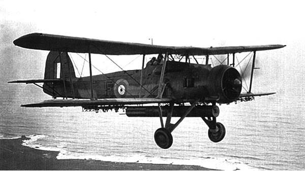Торпедоносец Fairey Swordfish Mk-I