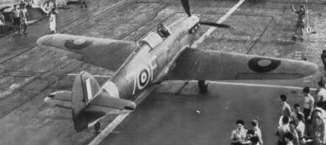 Палубный истребитель Hawker Sea Hurricane Mk-IIC