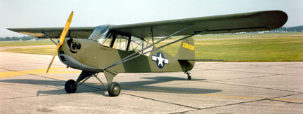 Учебно-тренировочный самолет Aeronca L-3 Grasshopper