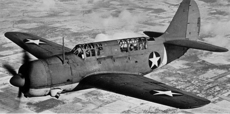 Палубный бомбардировщик Curtiss Helldiver SB-2C-1