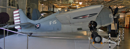 Палубный истребитель Grumman Wildcat F-4F-3А