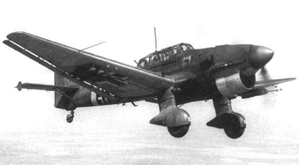 Бомбардировщик Junkers Ju 87-В