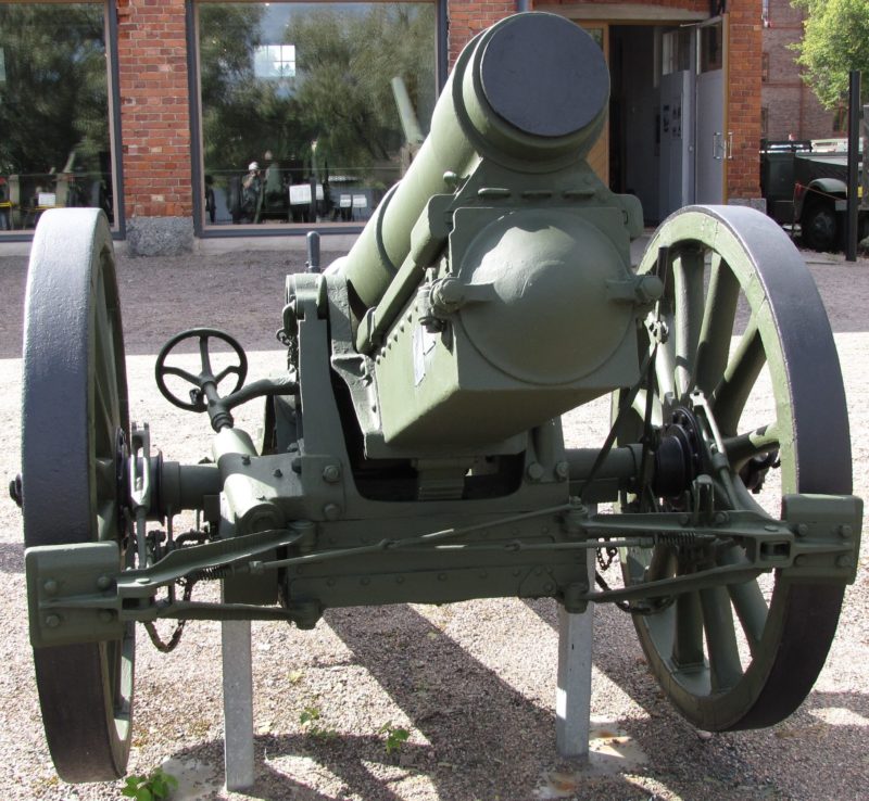Гаубица «15-cm Positionshaubits m/ 06».