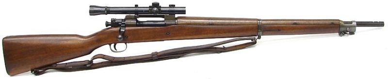 Снайперская винтовка Remington M-1903A4 с прицелом М-84.