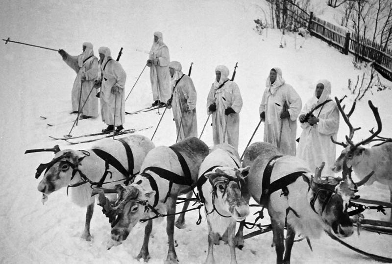 Финский лыжный отряд.1939 г.