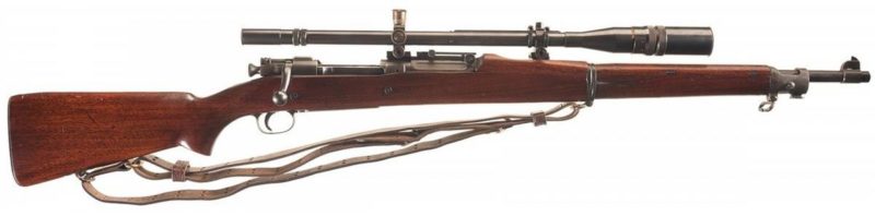 Снайперская винтовка Springfield M-1903А1.