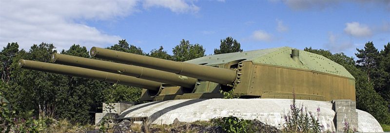 Орудие 28-cm SK C/34 береговой вариант