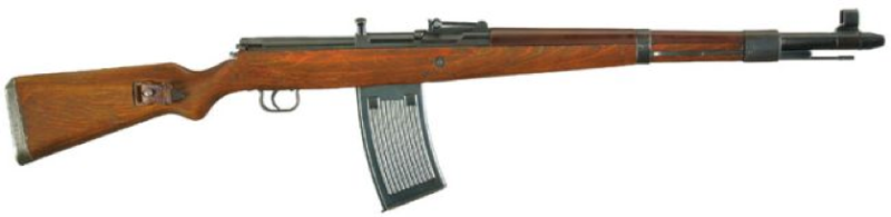 Винтовка G-41 (W) с 25-патронным магазином от пулемета MG-13