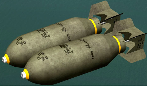 Рисунок бронебойной бомбы AN-M-58A1