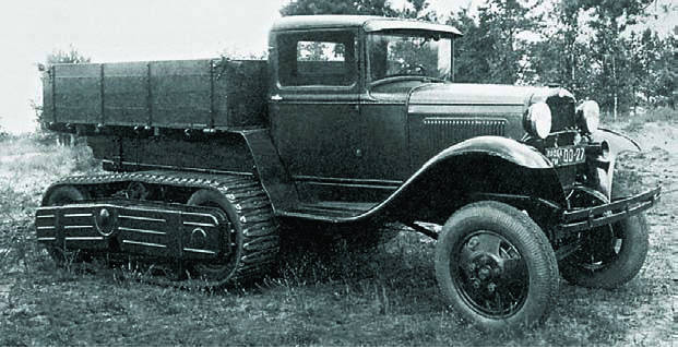 Полугусеничный автомобиль ГАЗ-60