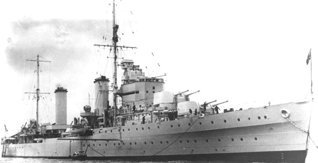 Легкий крейсер «Galatea»